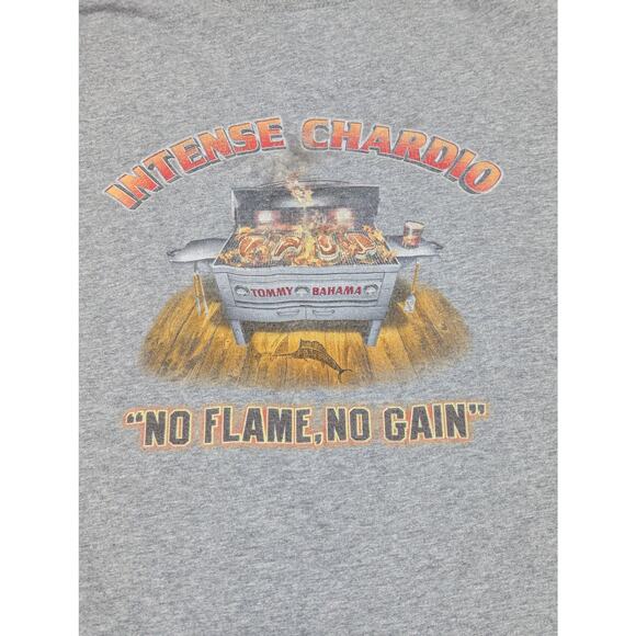 Tommy Bahama Intense Chardio No Flame No Gain Tee Shirt Dadcore Dad Streetwear - Picture 6 of 6